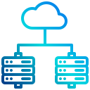 external cloud-hosting-work-from-home-xnimrodx-lineal-gradient-xnimrodx icon