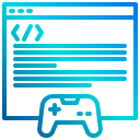 external coding-game-xnimrodx-lineal-gradient-xnimrodx icon