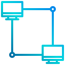 external computer-data-backup-xnimrodx-lineal-gradient-xnimrodx icon