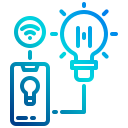 external light-control-internet-of-things-xnimrodx-lineal-gradient-xnimrodx icon