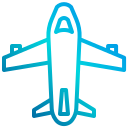 external plane-avitation-and-airport-xnimrodx-lineal-gradient-xnimrodx icon