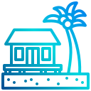 external resort-resort-xnimrodx-lineal-gradient-xnimrodx icon