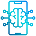 external smartphone-ai-xnimrodx-lineal-gradient-xnimrodx icon