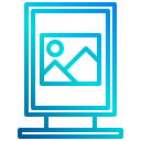 external street-sign-seo-and-marketing-xnimrodx-lineal-gradient-xnimrodx icon