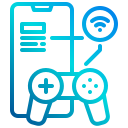 external video-game-internet-of-things-xnimrodx-lineal-gradient-xnimrodx-2 icon