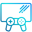 external video-game-stay-at-home-xnimrodx-lineal-gradient-xnimrodx icon