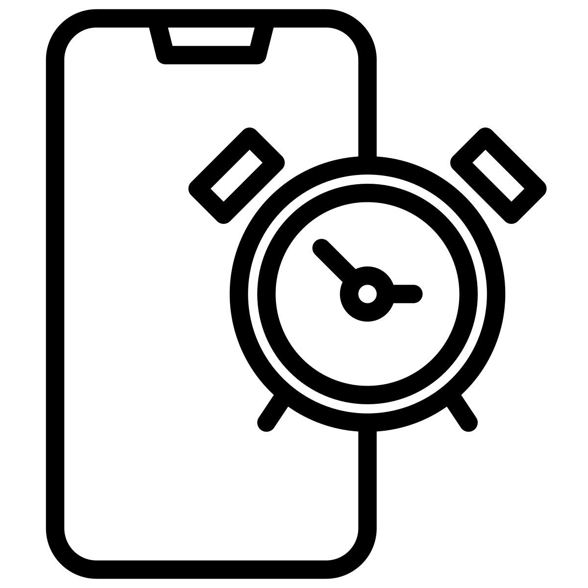 phone alarm icon