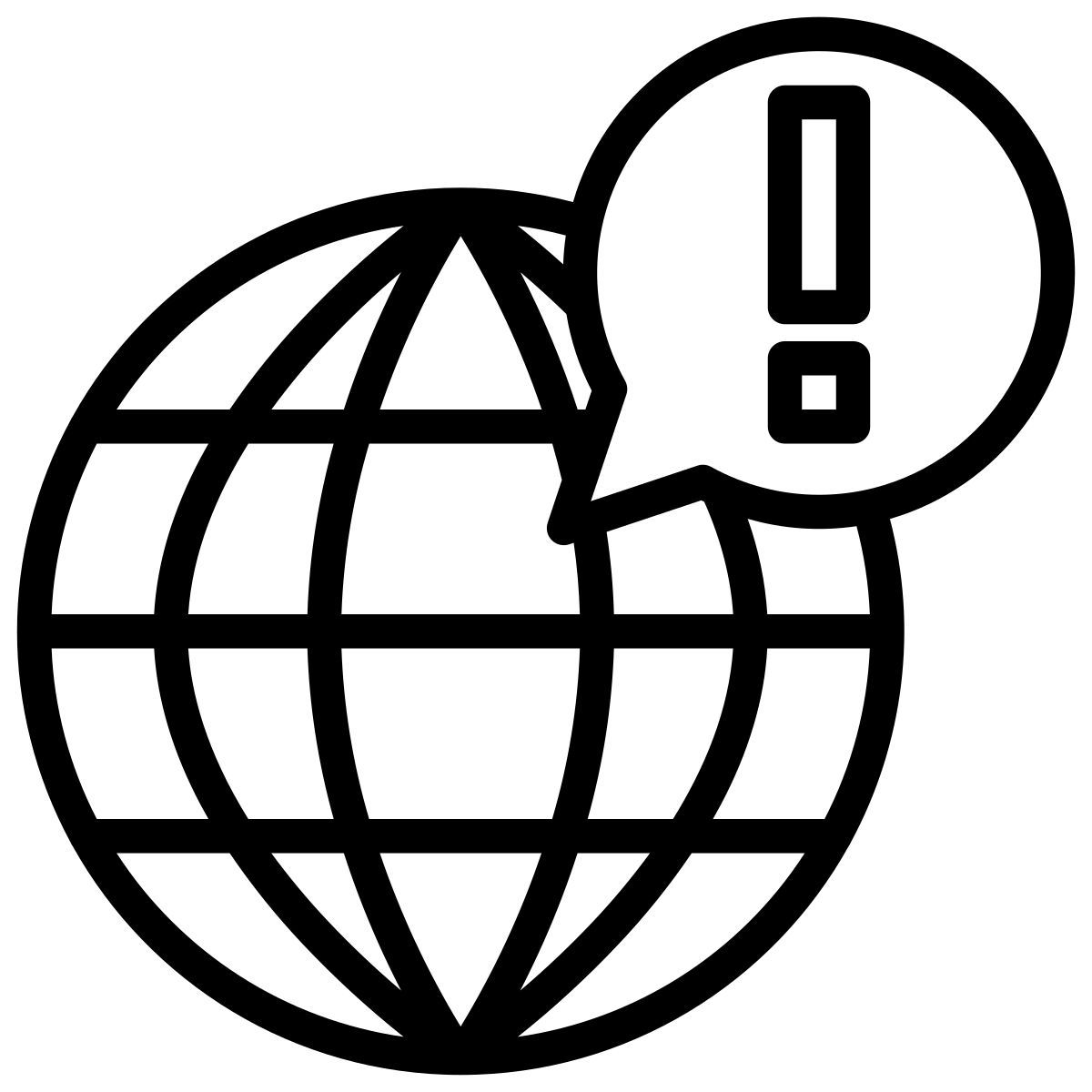 global warning icon