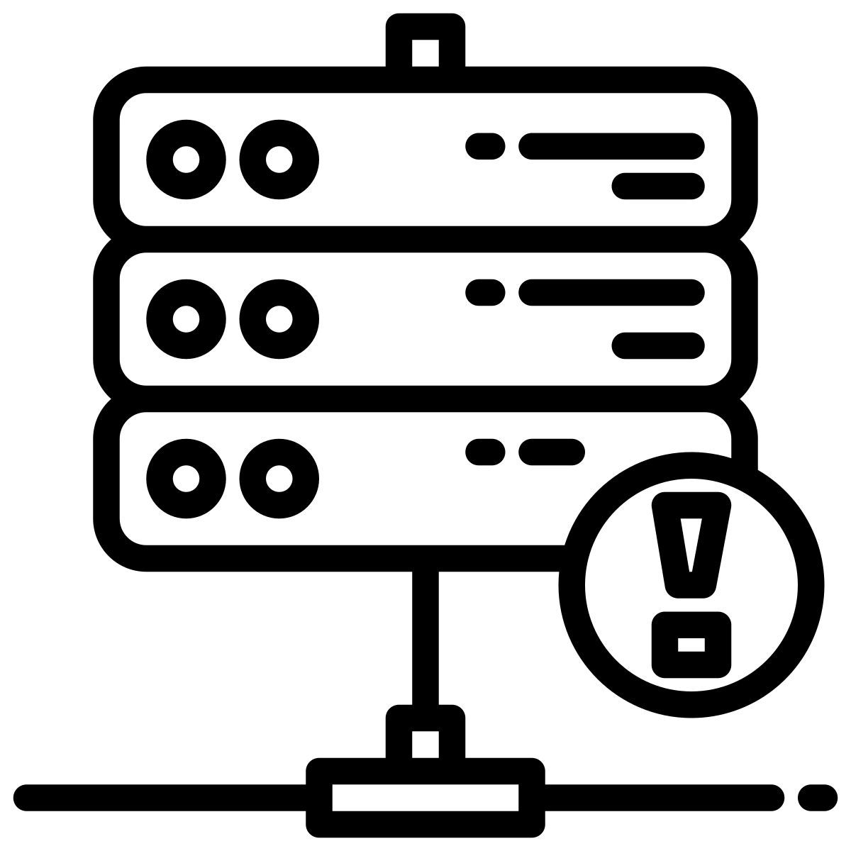 server warning icon