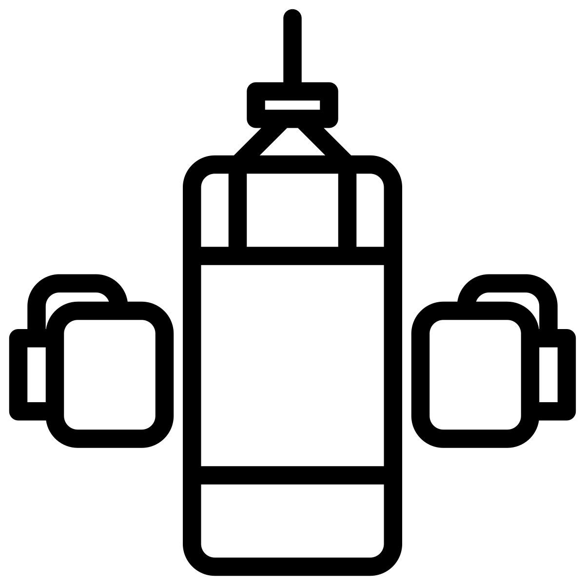 boxing bag icon