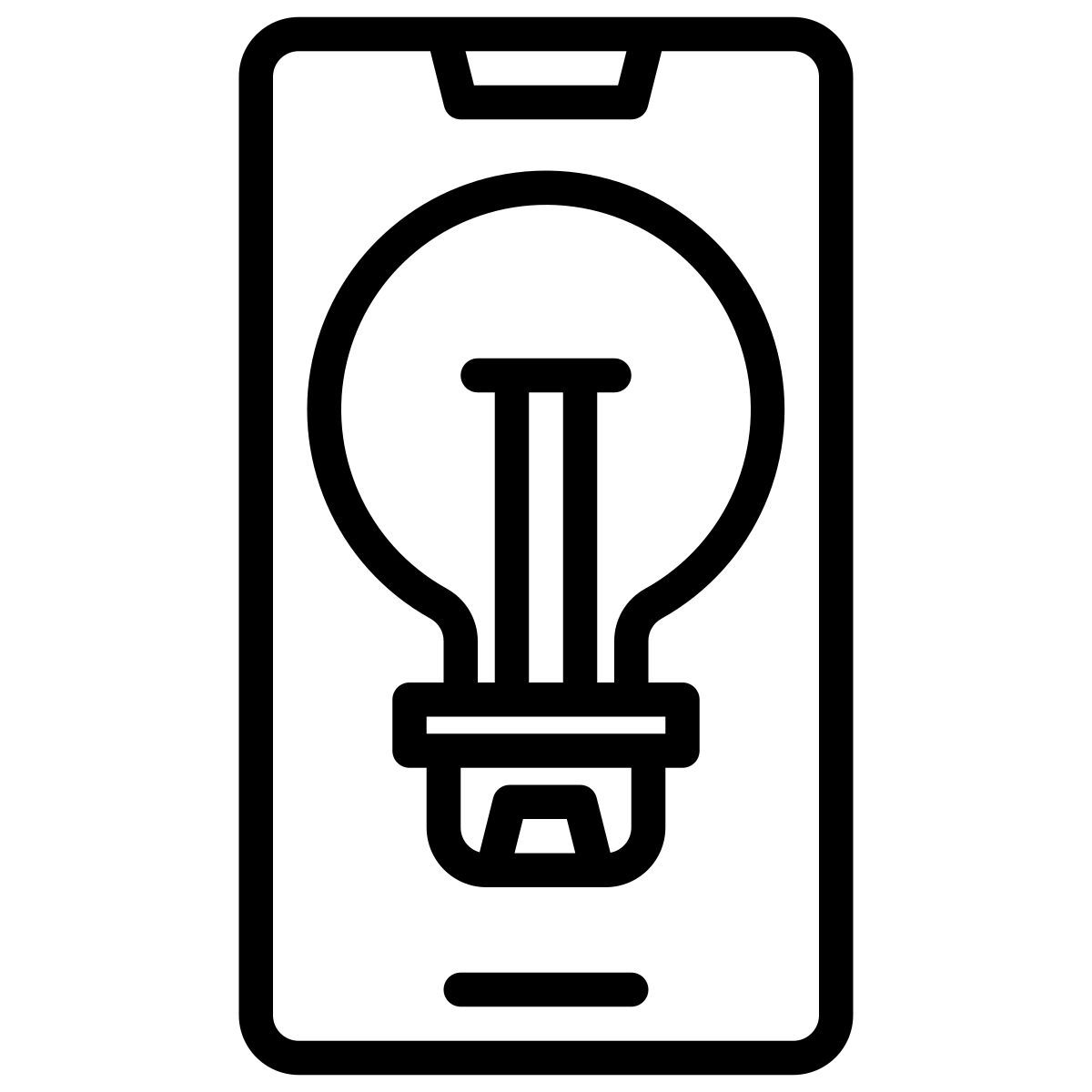 phone flashlight icon