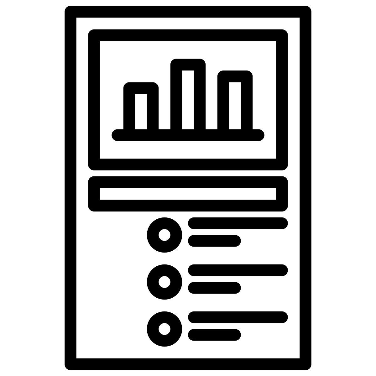 business report icon