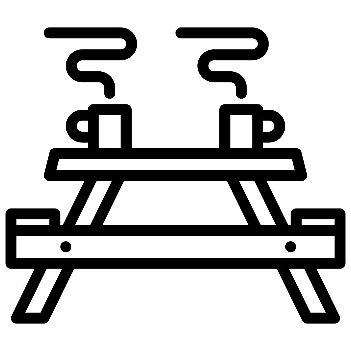 camping table icon