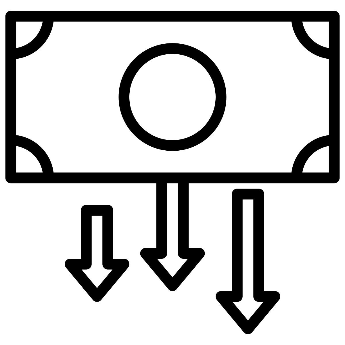 cash withdrawal icon