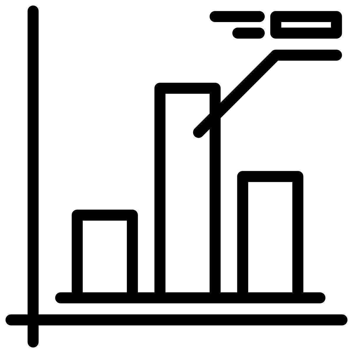 bar chart icon