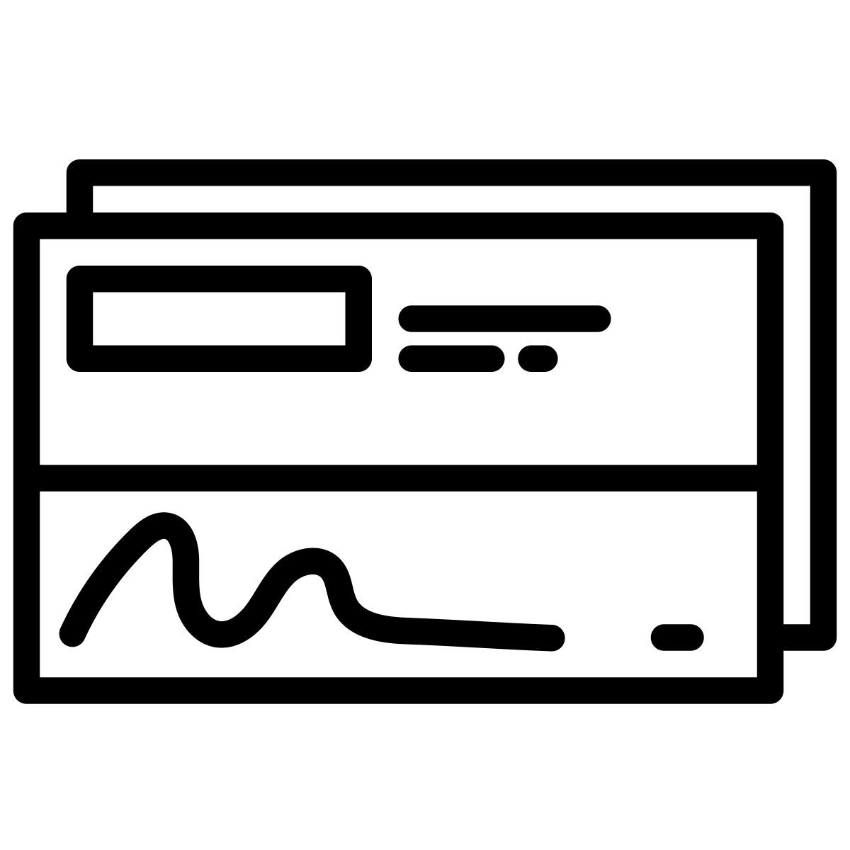 cheque icon