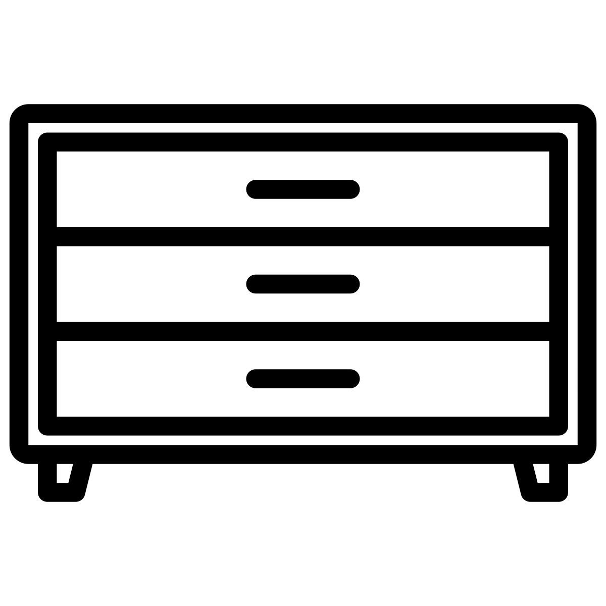 chest of drawers icon