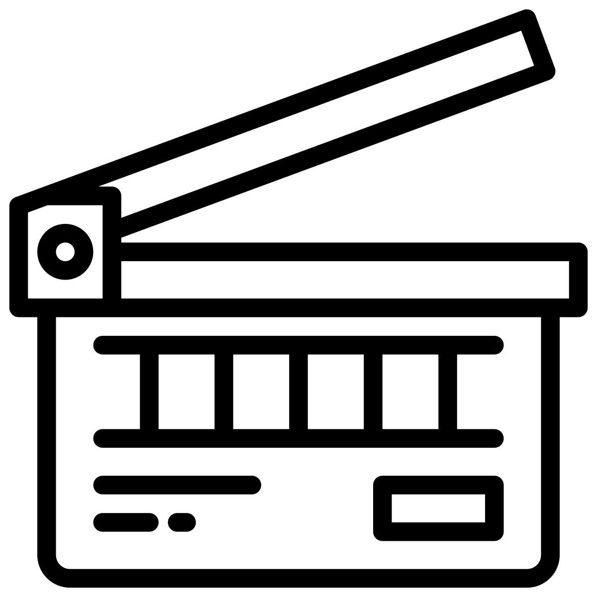 clapperboard icon