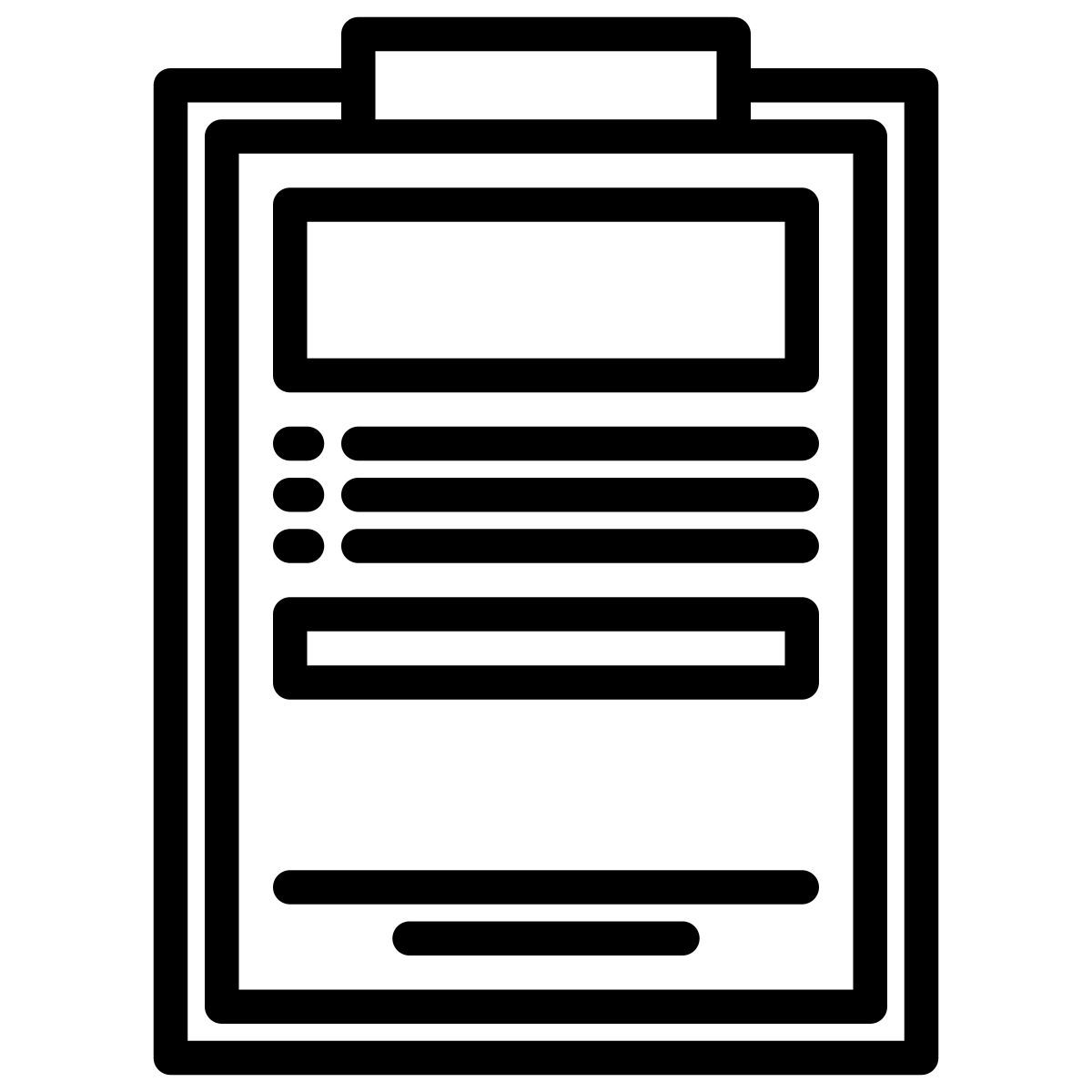 clipboard icon