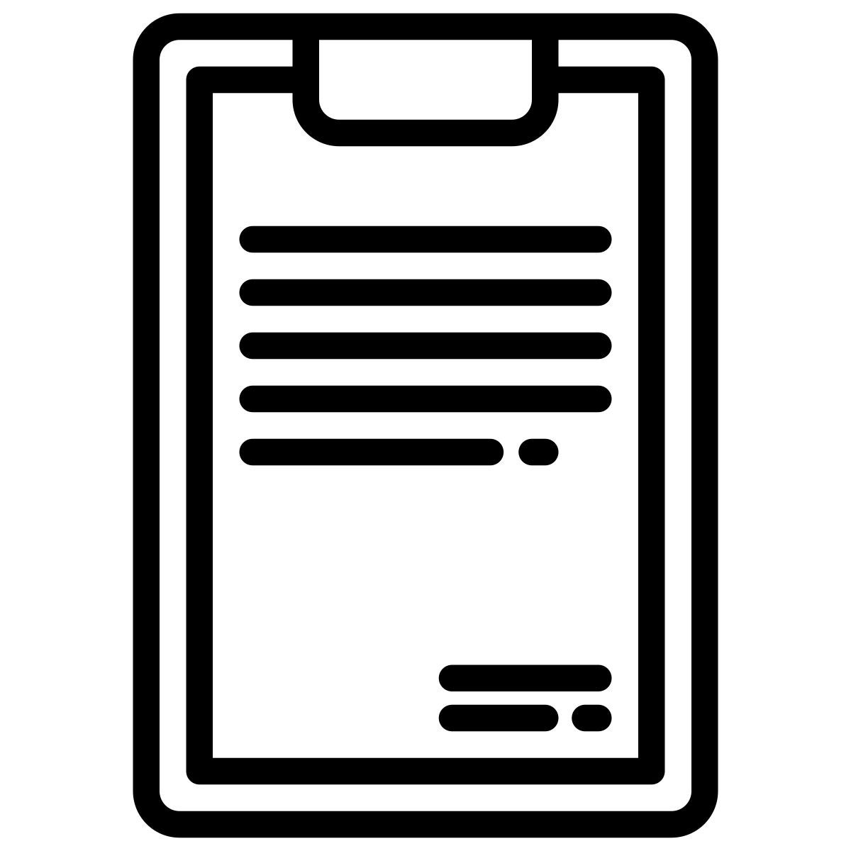 clipboard icon
