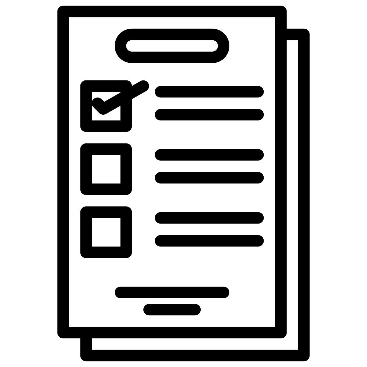 clipboard icon