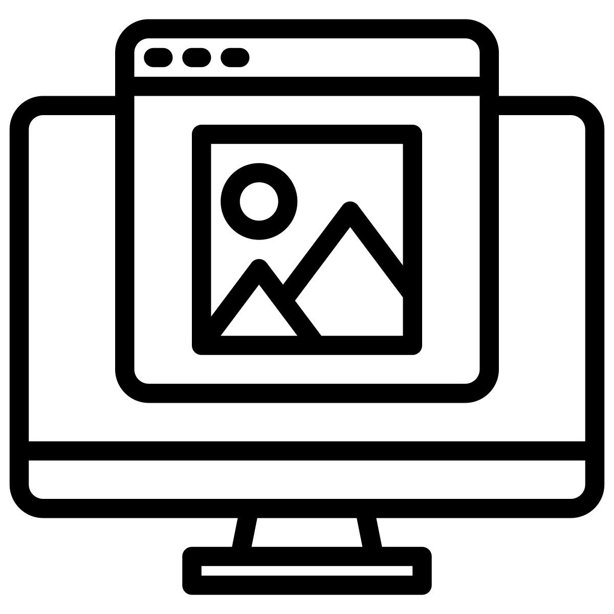 online gallery icon