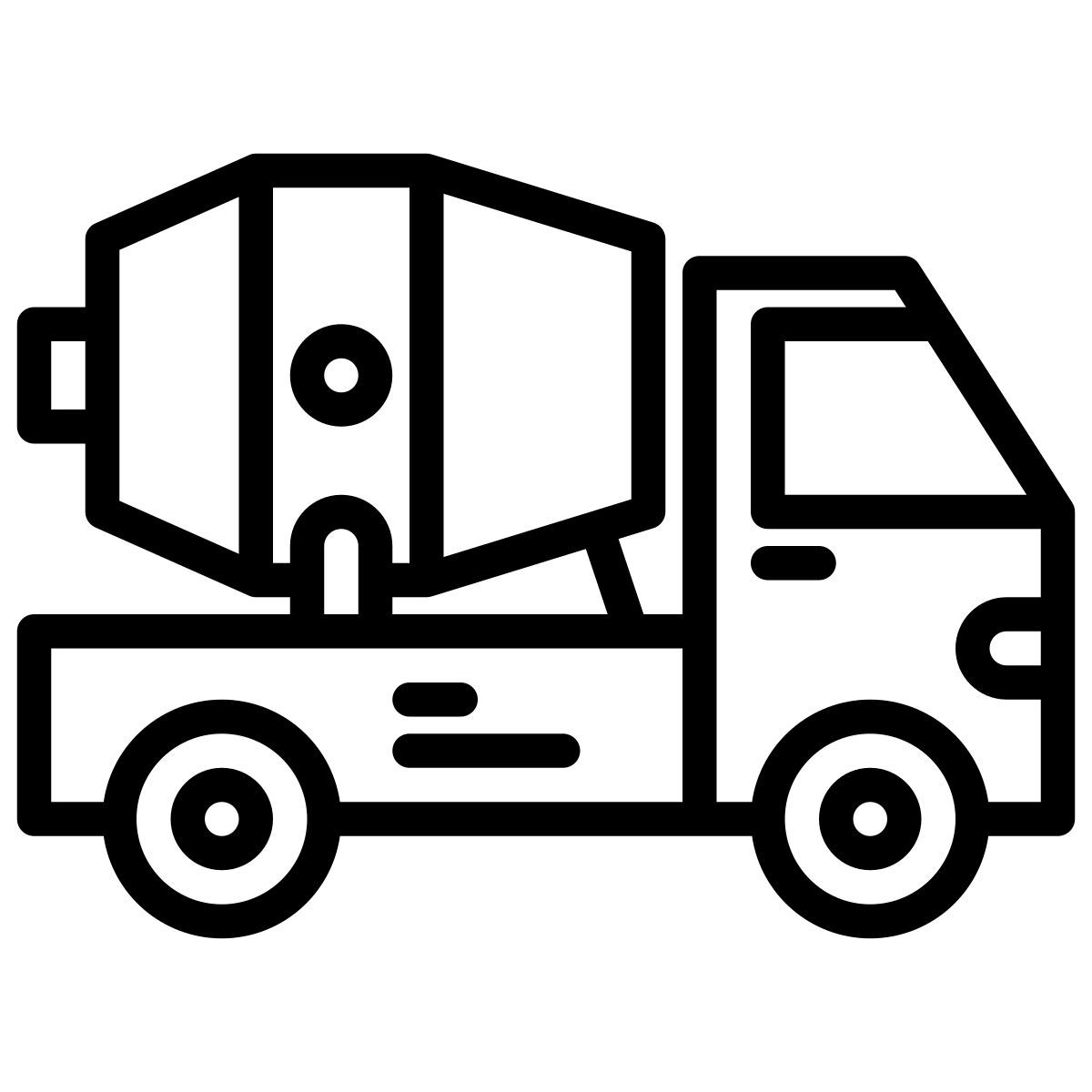 concrete mixer icon