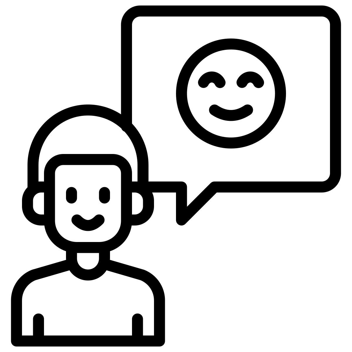 satisfação do cliente icon