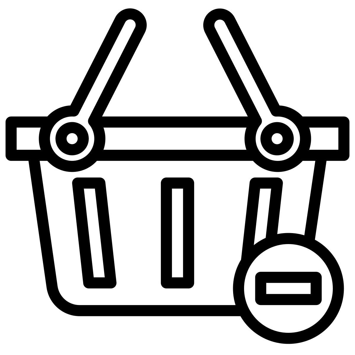 delete from basket icon