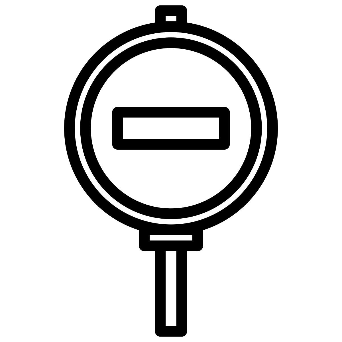 do not enter icon