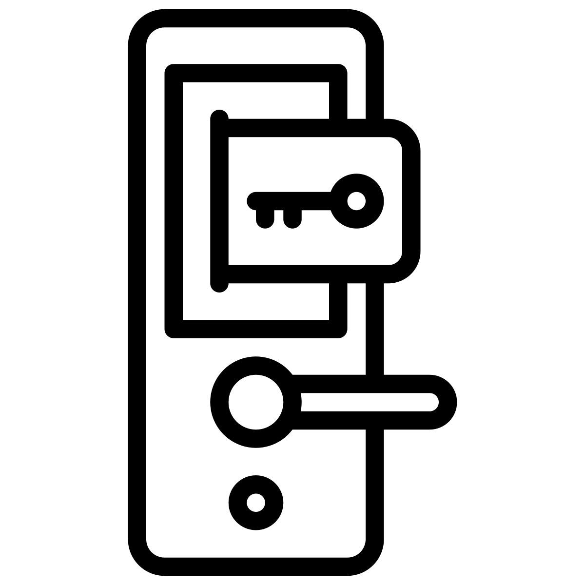 door lock icon