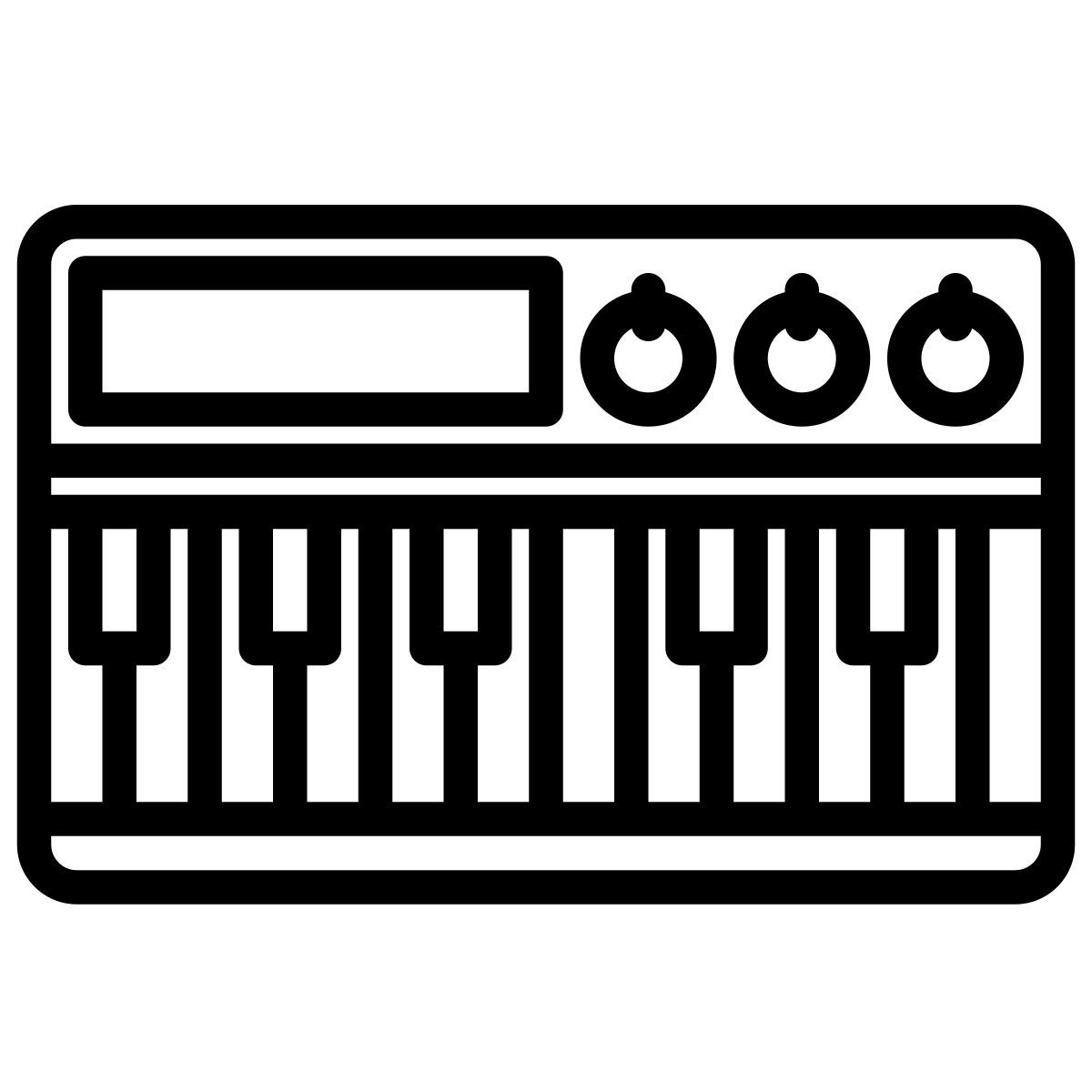 electric piano icon