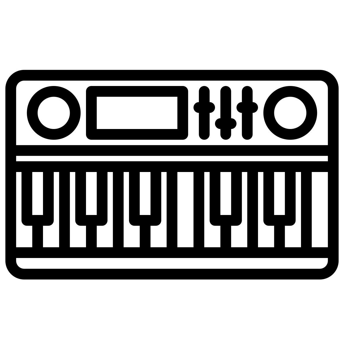 electric piano icon