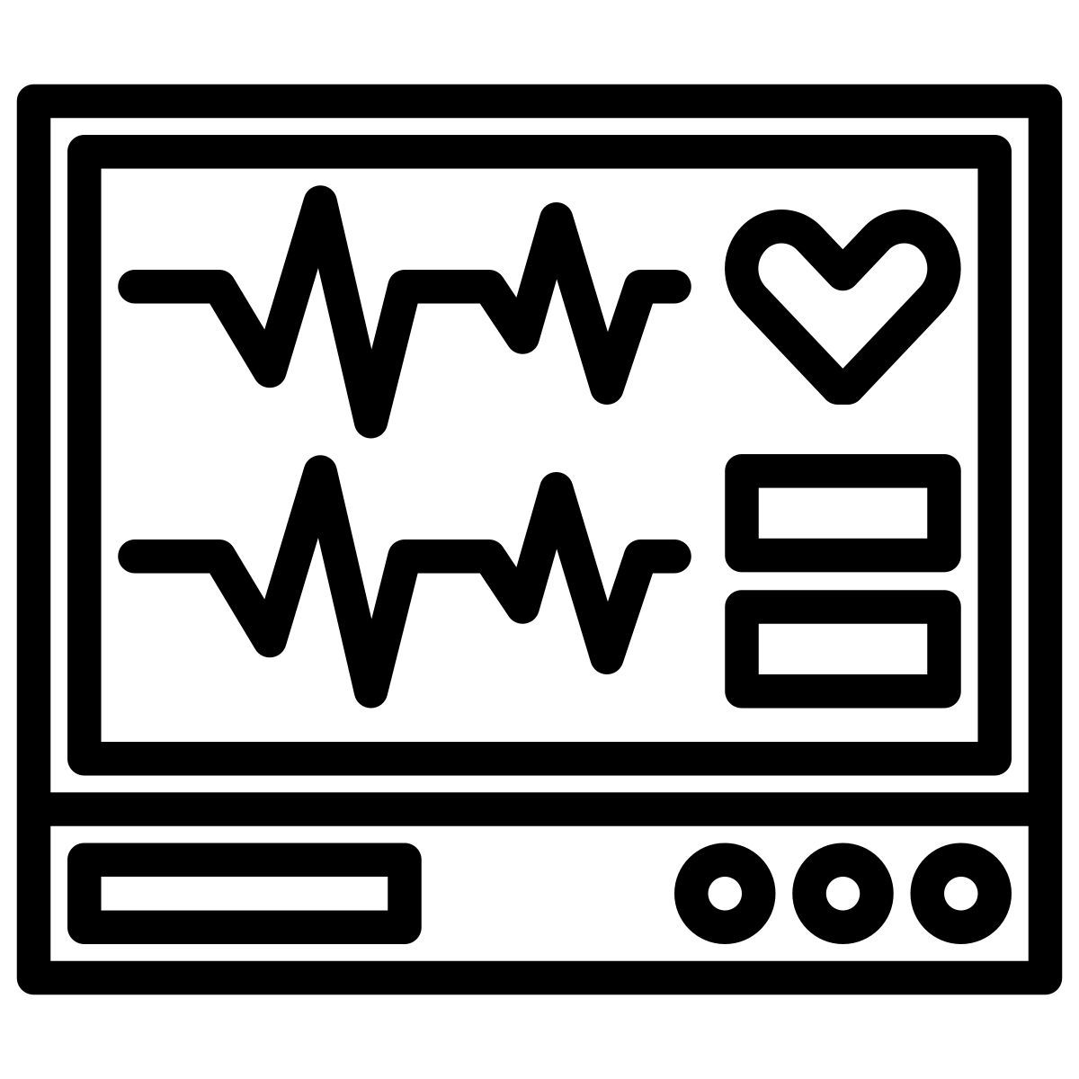 electrocardiogram icon