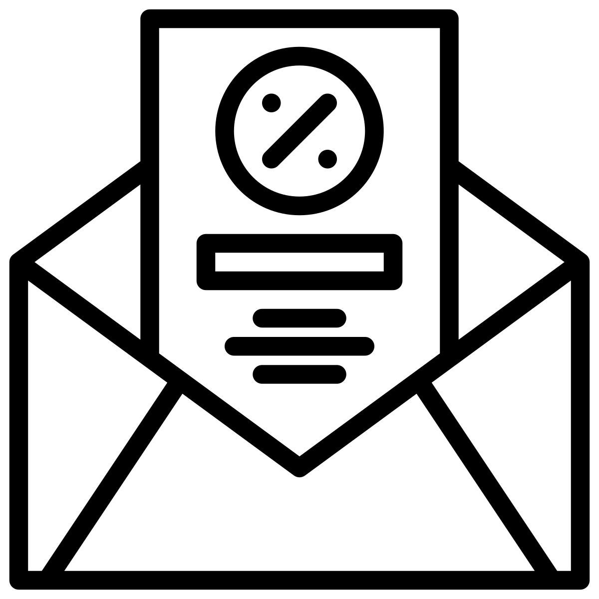 Message rempli icon