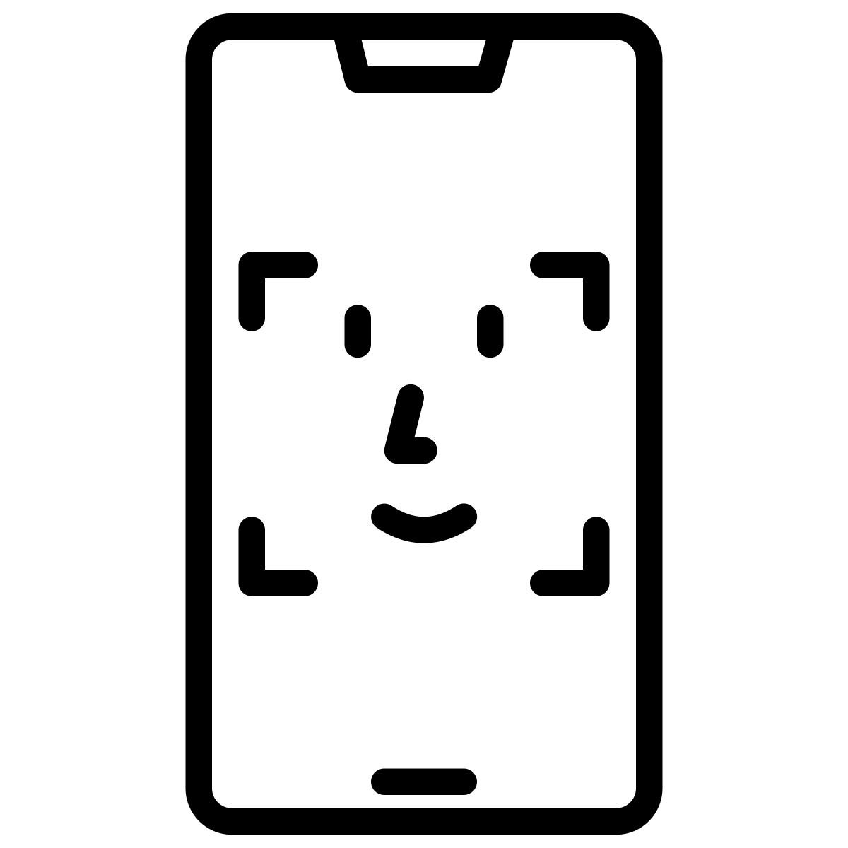 face scanner icon