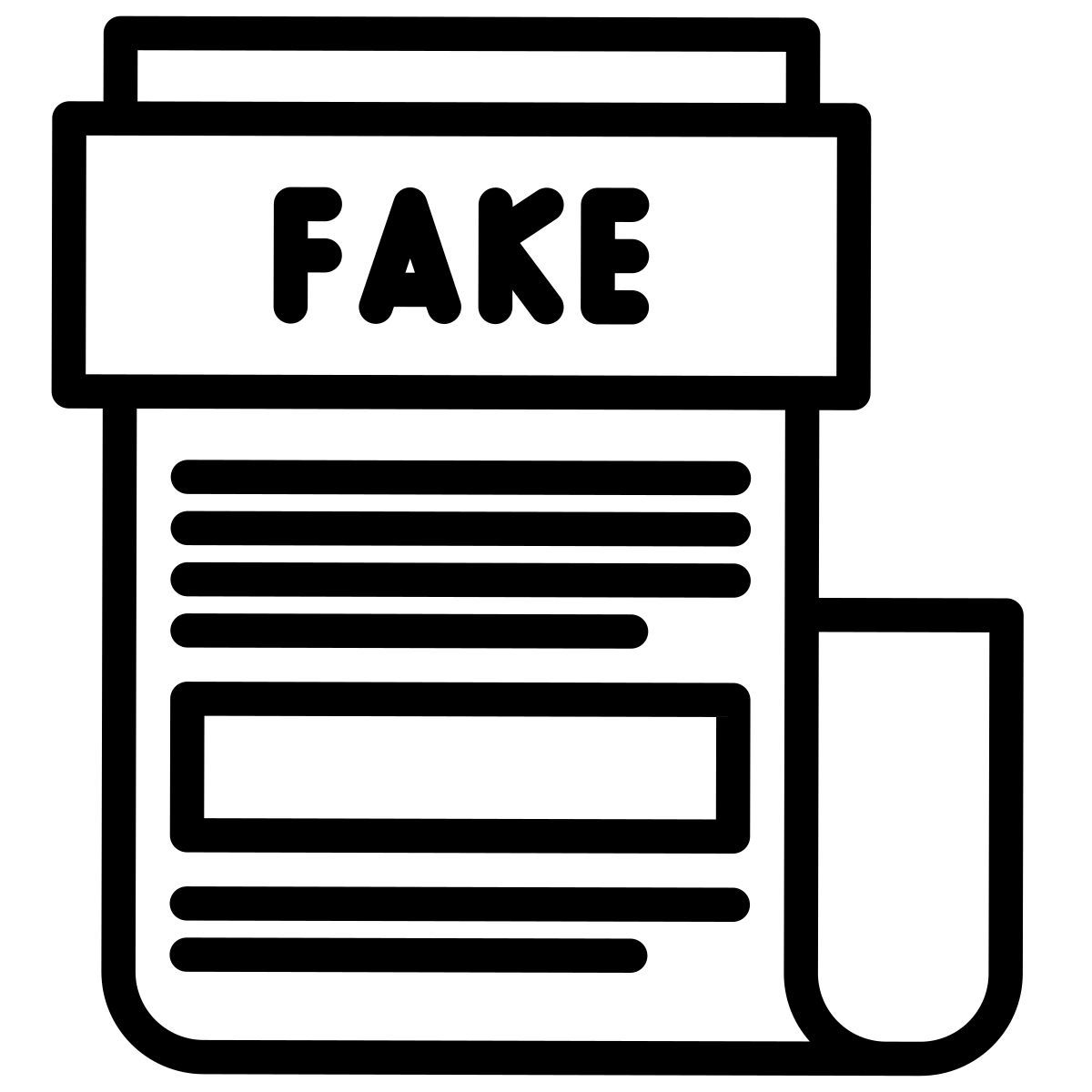 fake news icon