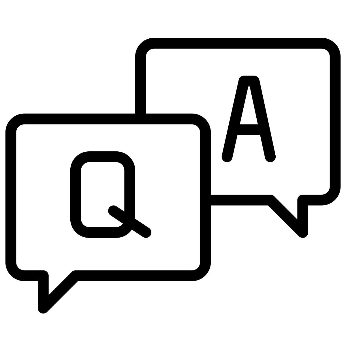 häufig gestellte fragen icon