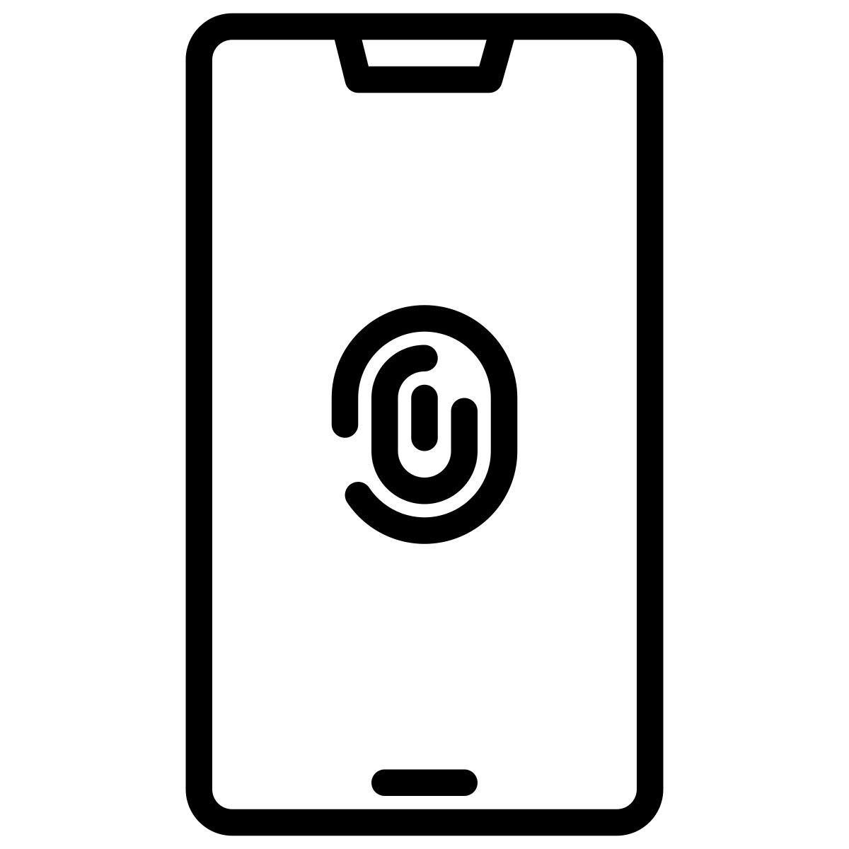 finger scanner icon
