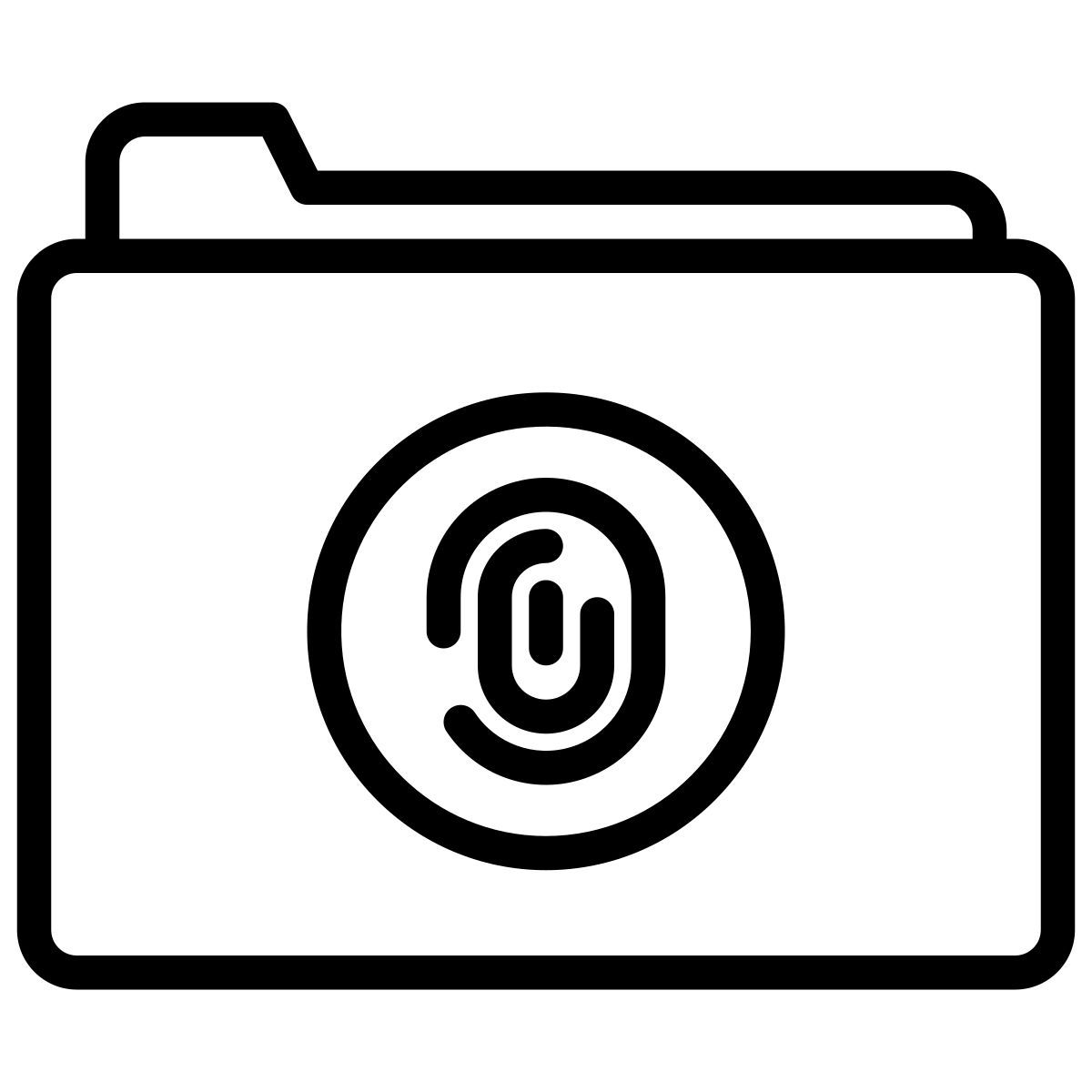 finger scanner icon