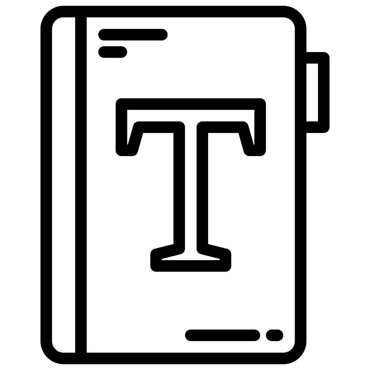 schriftart icon