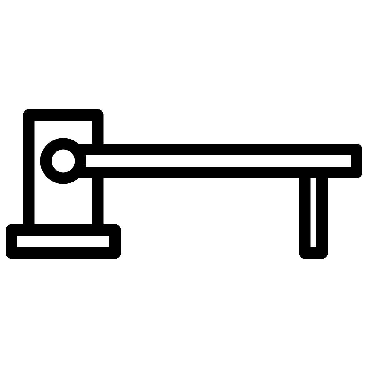 cancello anteriore chiuso icon