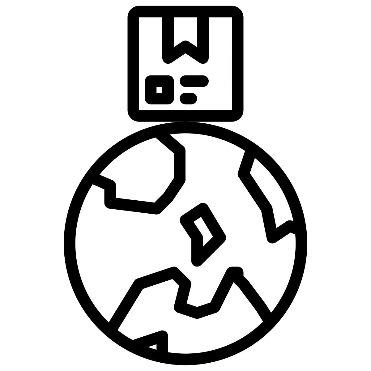 global distribution icon