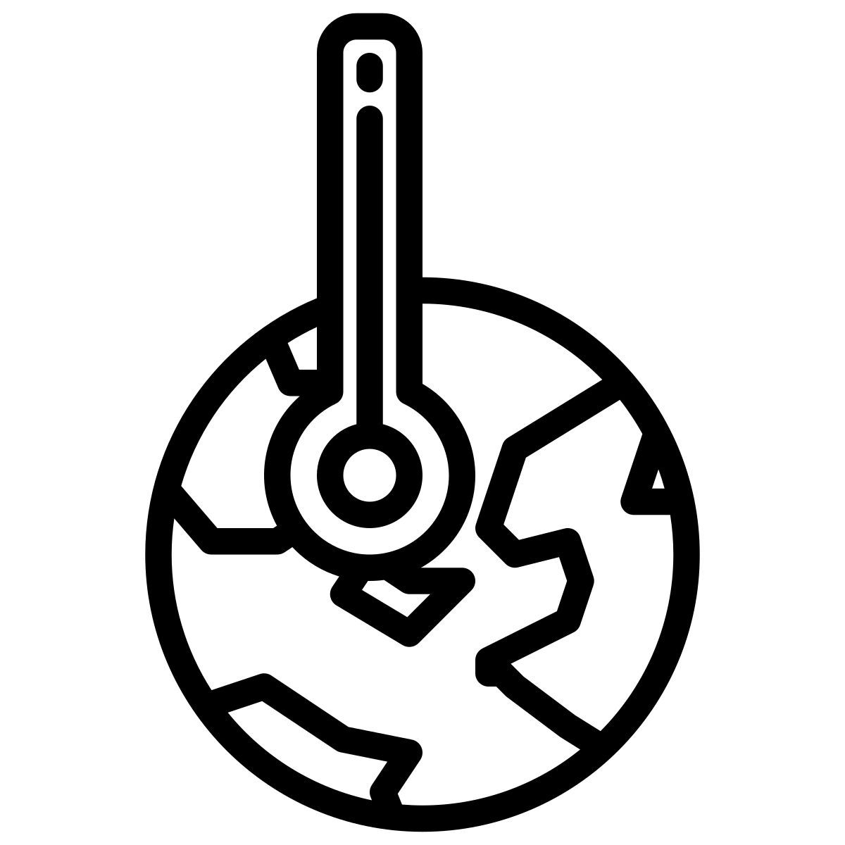 global warming icon