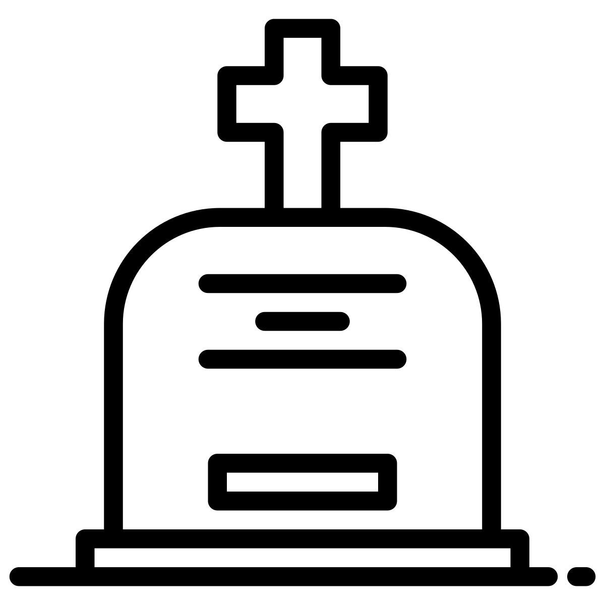 gravestone icon
