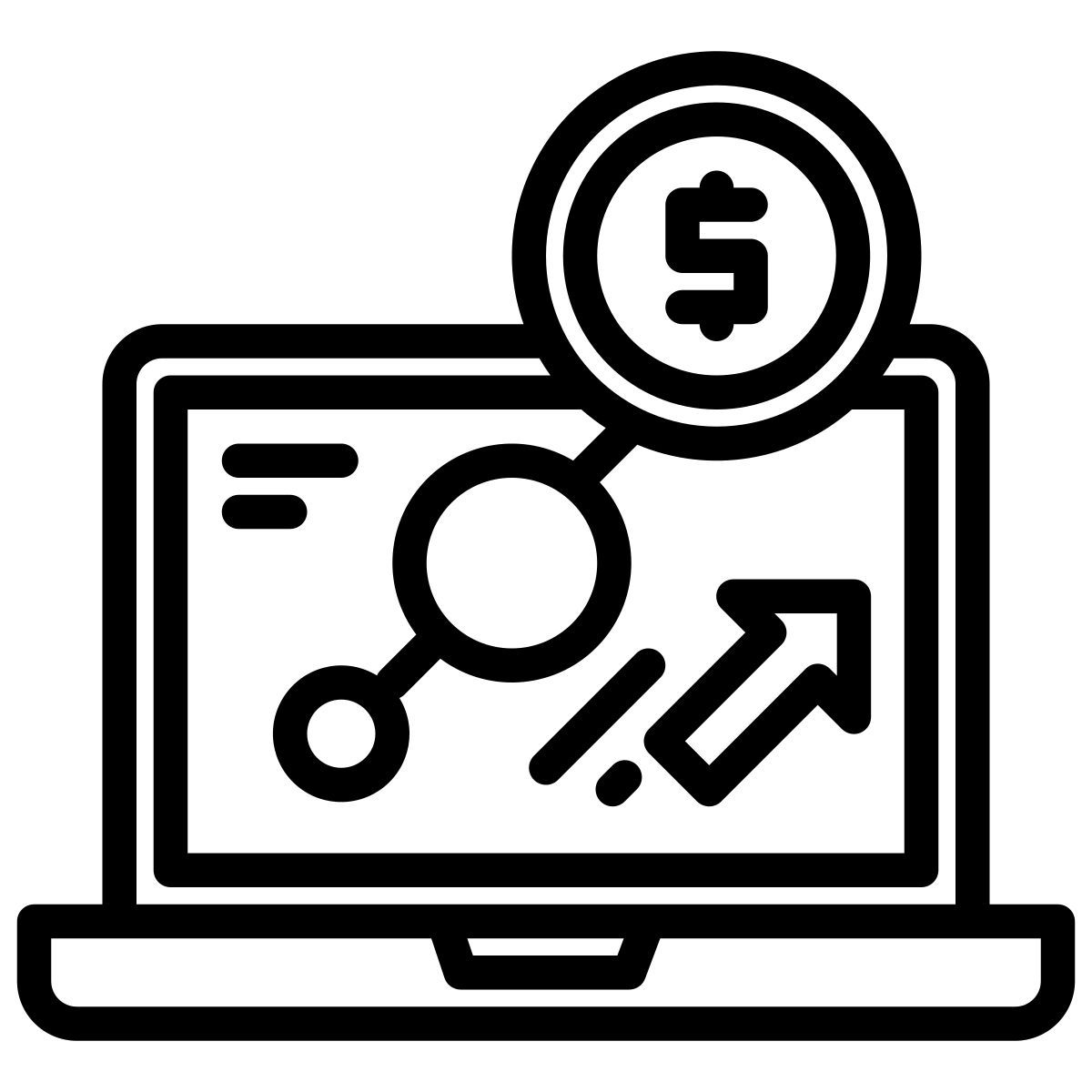 financial growth icon