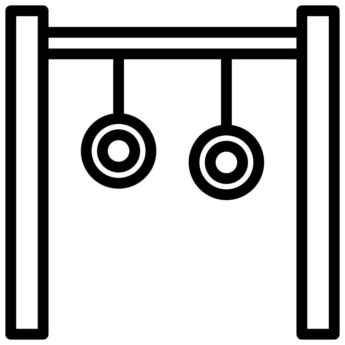 gymnastic rings icon