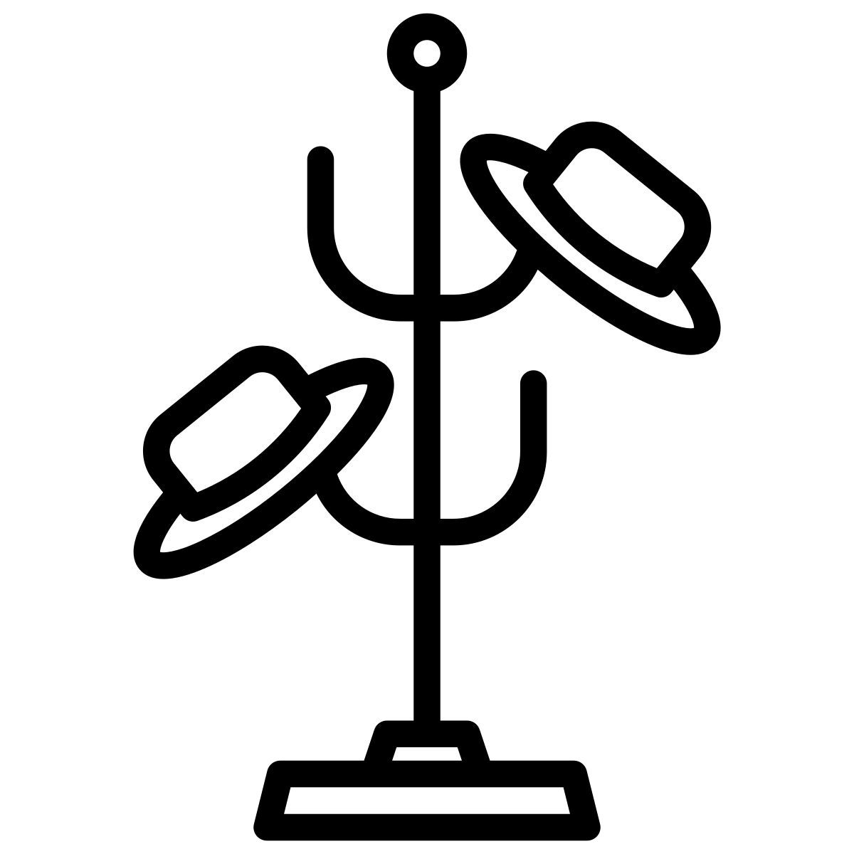 hat rack icon
