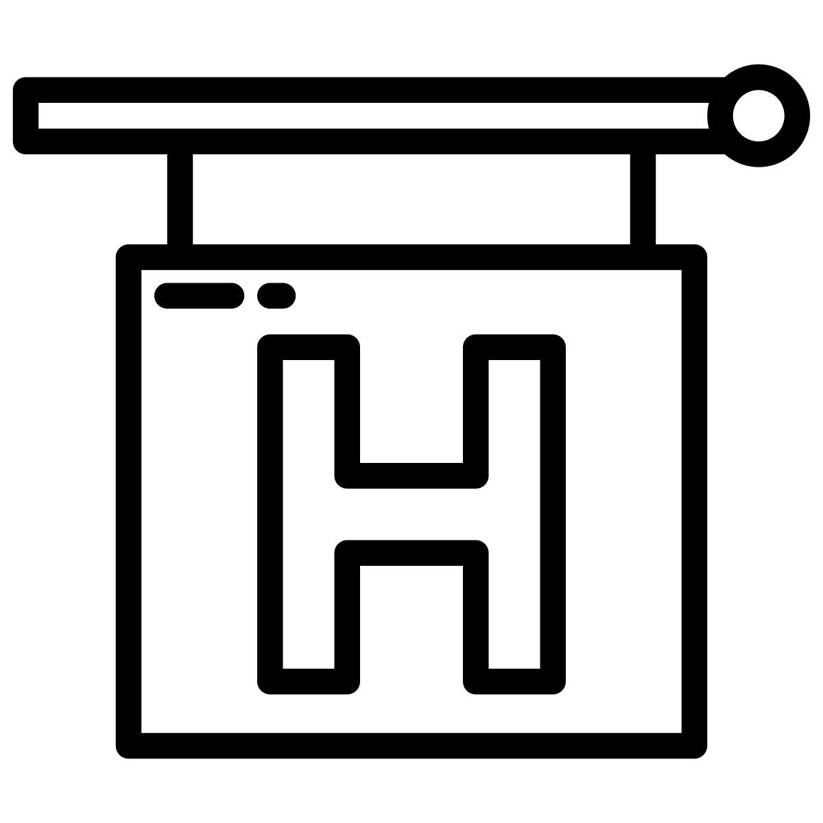 hotel sign icon