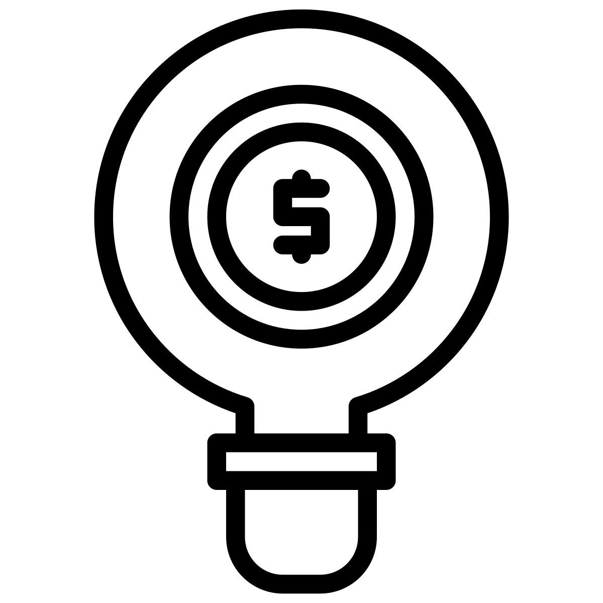 financial idea icon